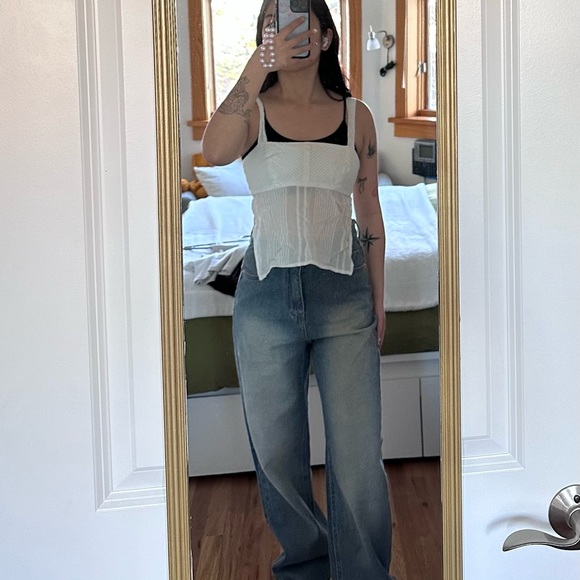 ecote jana tie-back tank top - Picture 3 of 7